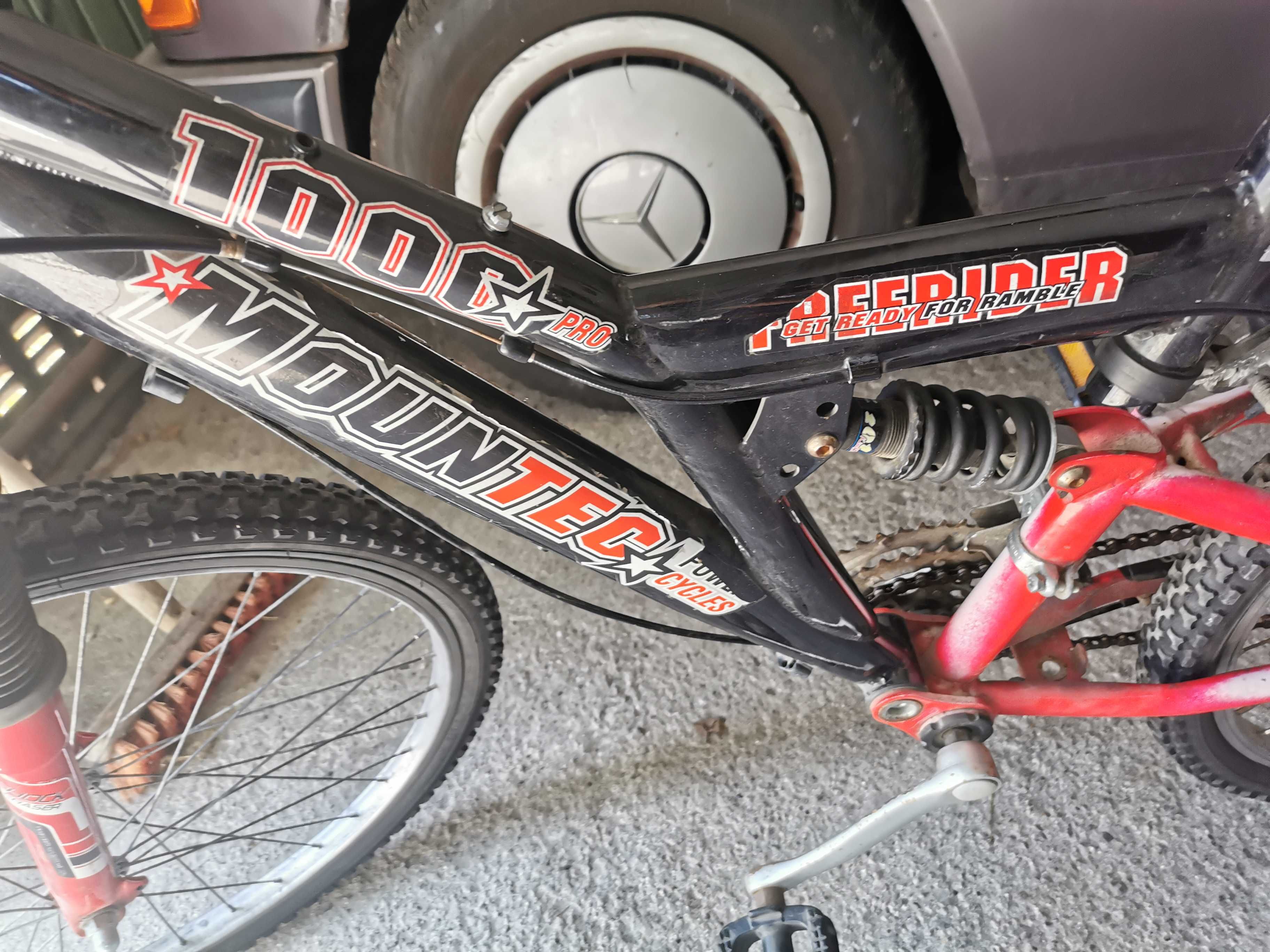 Rower młodzieżowy Mountec Cykles 1000 PRO Amortyzatory