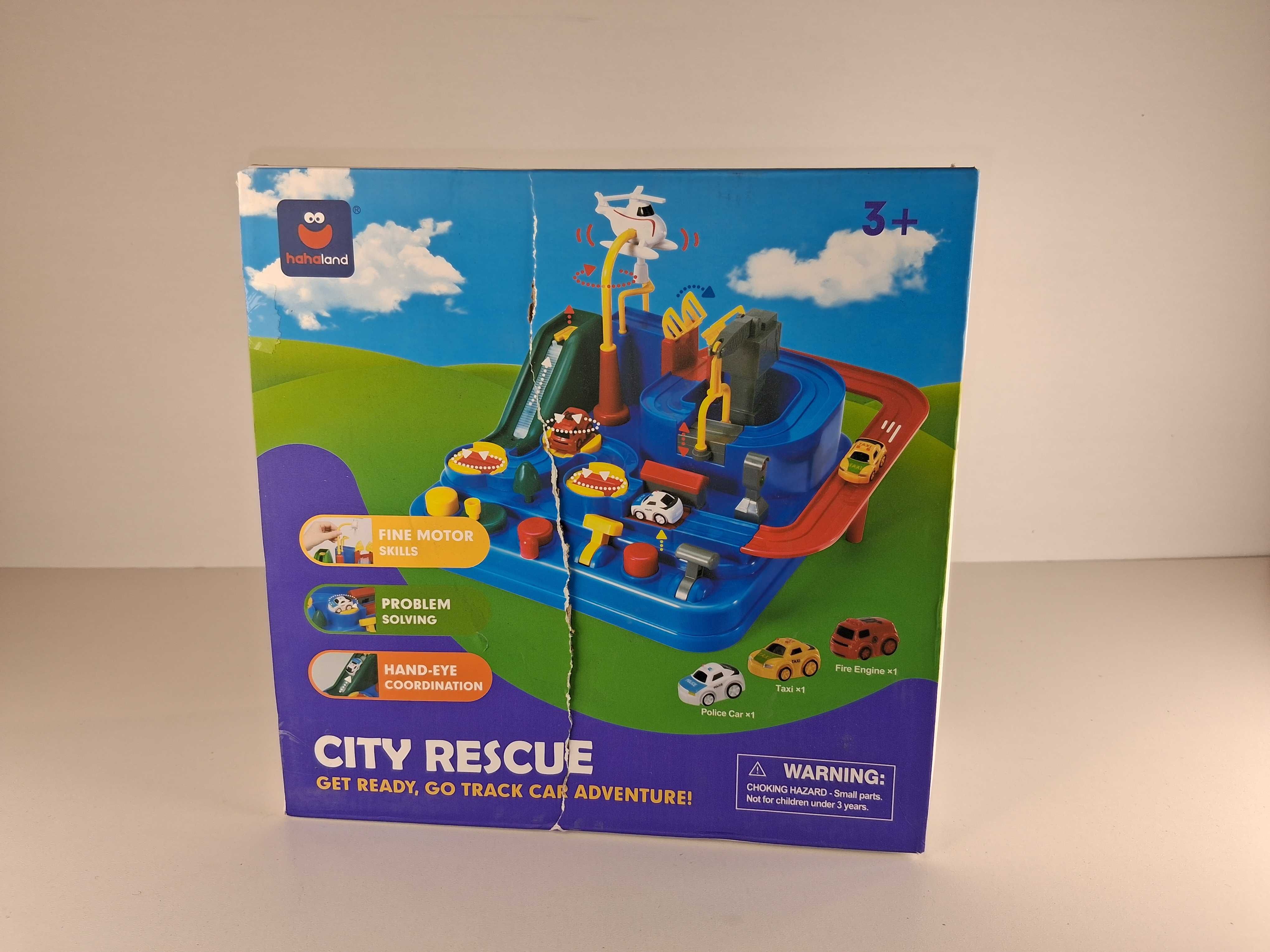 D057 City Rescue - Super Tor Samochodowy Edukacyjny 3+