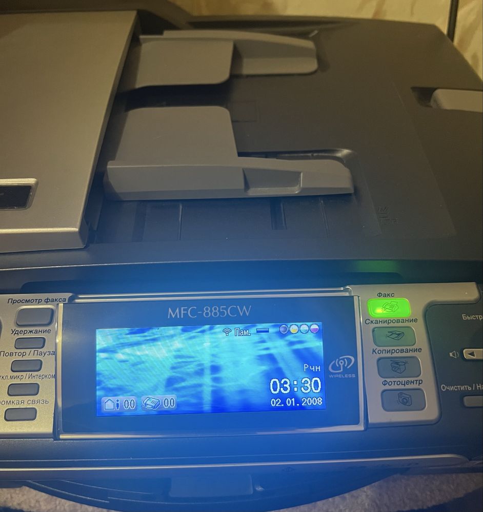 МФУ ( принтер) brother MFC-885CW, підтримка Wifi