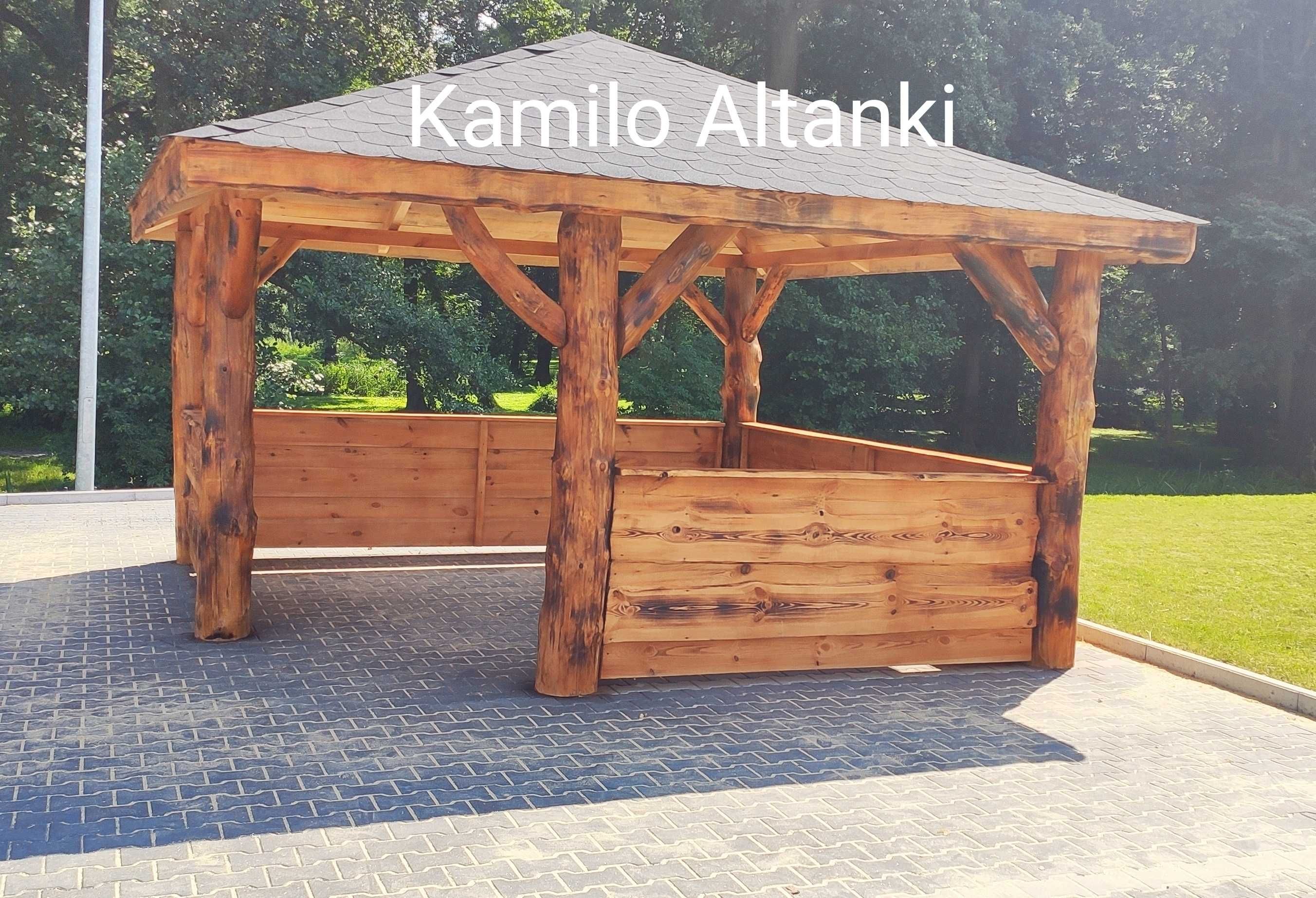 Altanka z bala Altana Altanki Altany Ogrodowa