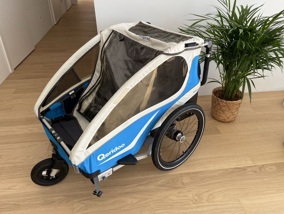 Qeridoo Kidgo 2 - przyczepka rowerowa, spacerówka