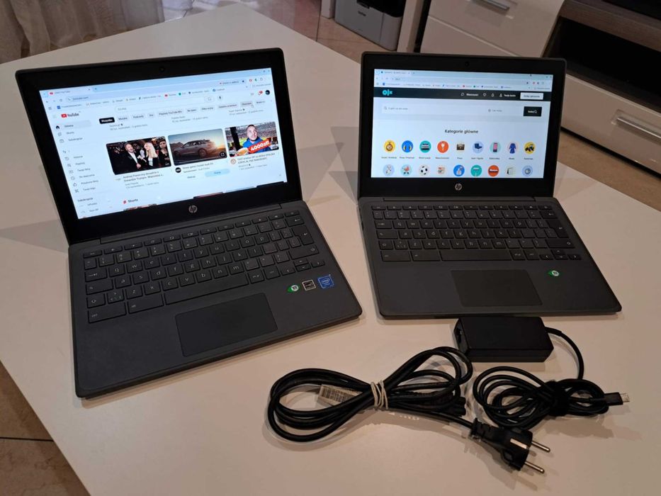 Laptopy Hp 11G8 tanie i szybkie chromebooki do internetu Intel®