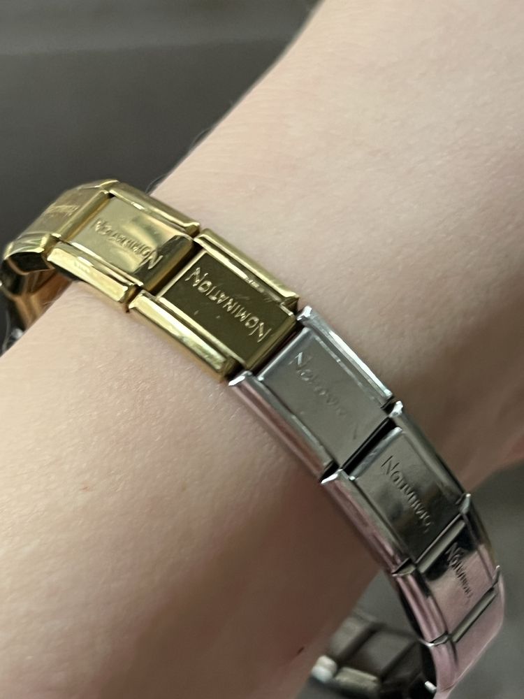 Relogio Michael Kors usado + pulseira Nomination dourada e prateada