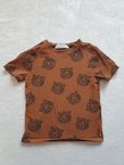 Tshirt h&m 110/116 koszulka bluzka z krótkim rękawem tygrysy
