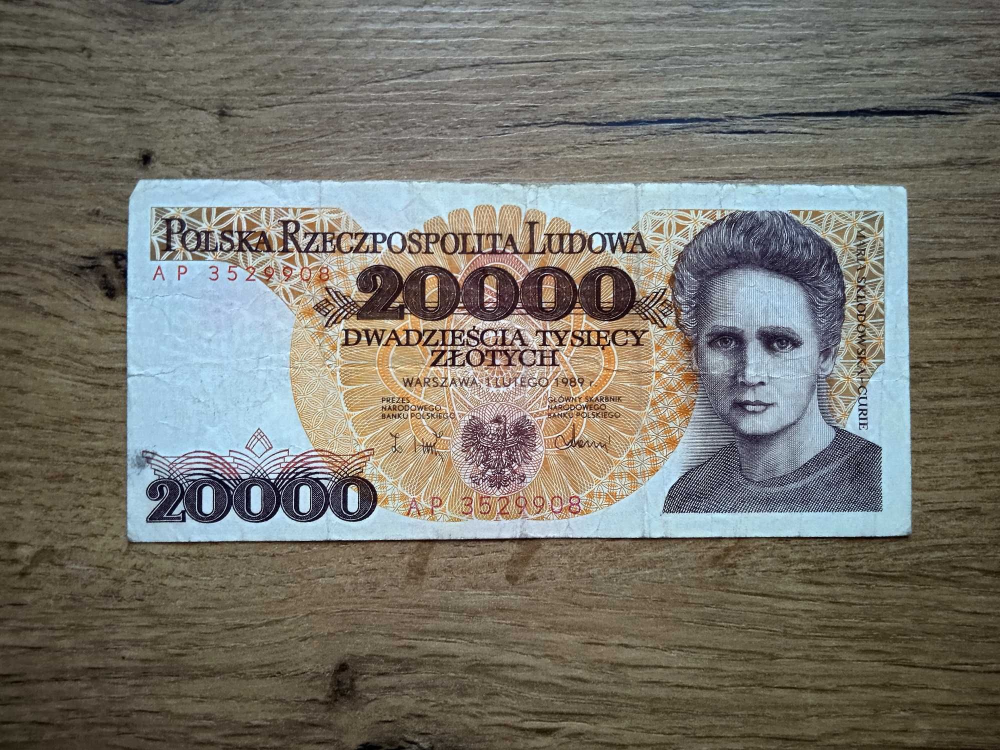 20000 zł  1989   - AP -