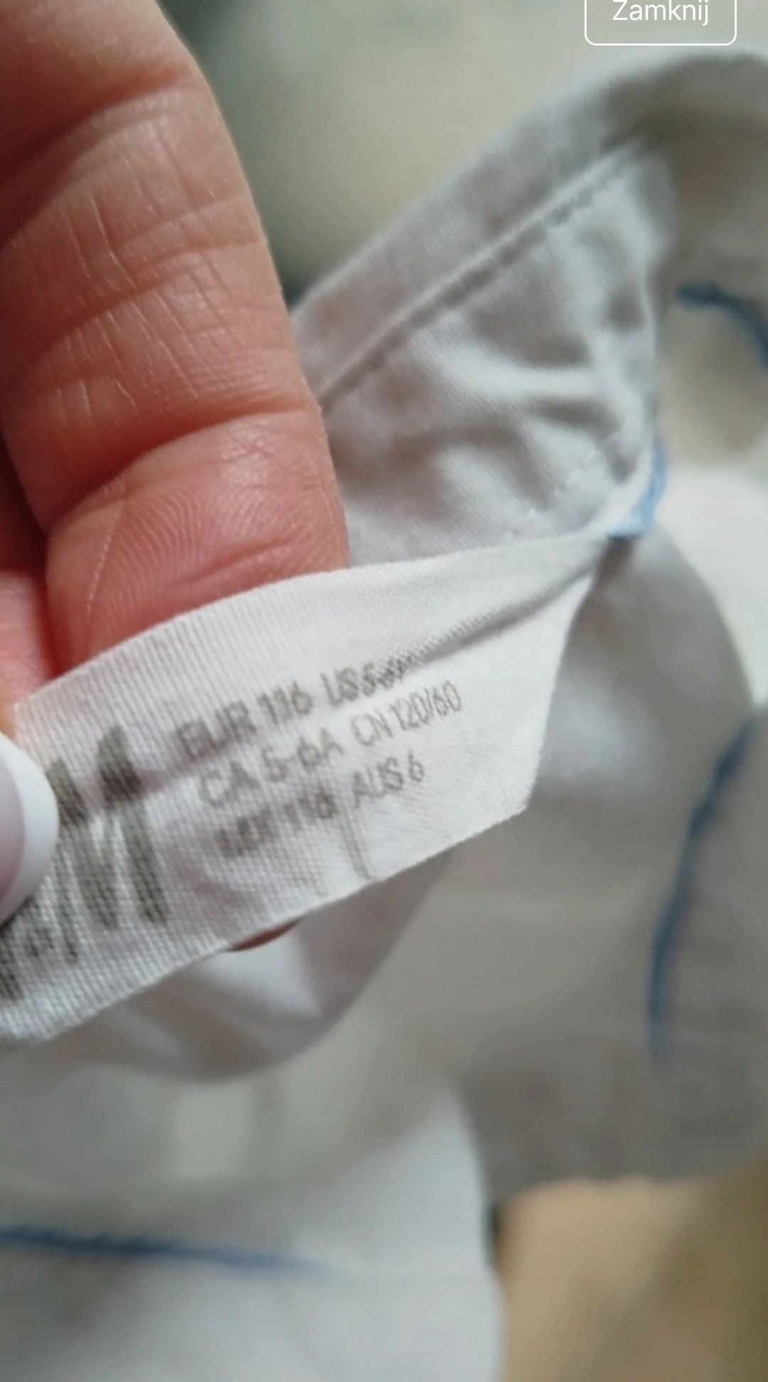 Garnitur dla chłopca i koszule 116