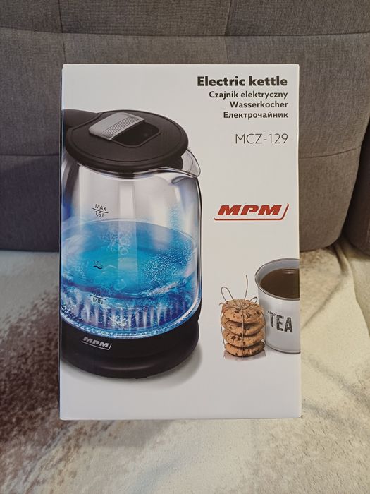 Czajnik elektryczny Mpm 1.8l. Nowy. Polecam!
