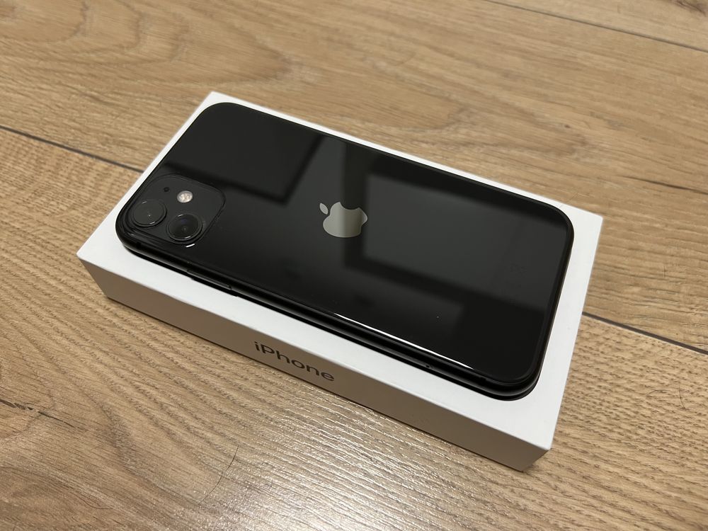 Idealny iPhone 11 64 GB BLACK w PERFEKCYJNYM stanie!