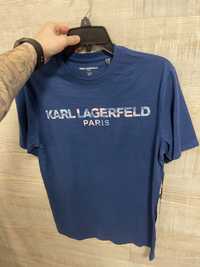 Футболка Karl Lagerfeld logo in blue