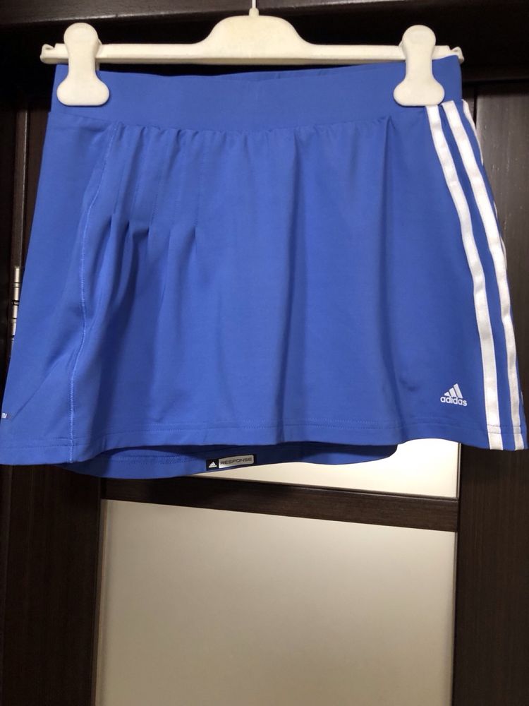 Спідниця - шорти для тенісу  синього коляру., ПОТ- 36 см, довжина -35