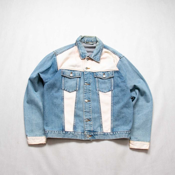 Vintage western denim jacket kurtka jeansowa L boxy