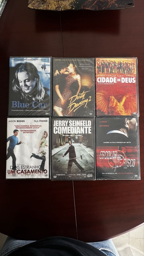Varios DVDS novos e celados