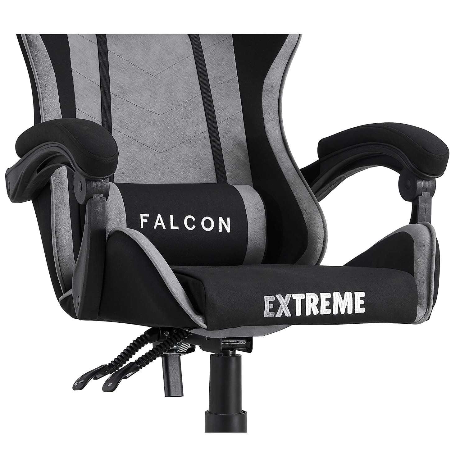 Fotel Gamingowy gracza z tkaniny EXTREME FALCON Dark Gray