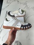 Чоловічі кросівки MAISON MARGIELA ‘REPLICA  білий з чорним MAM9 ХІТ