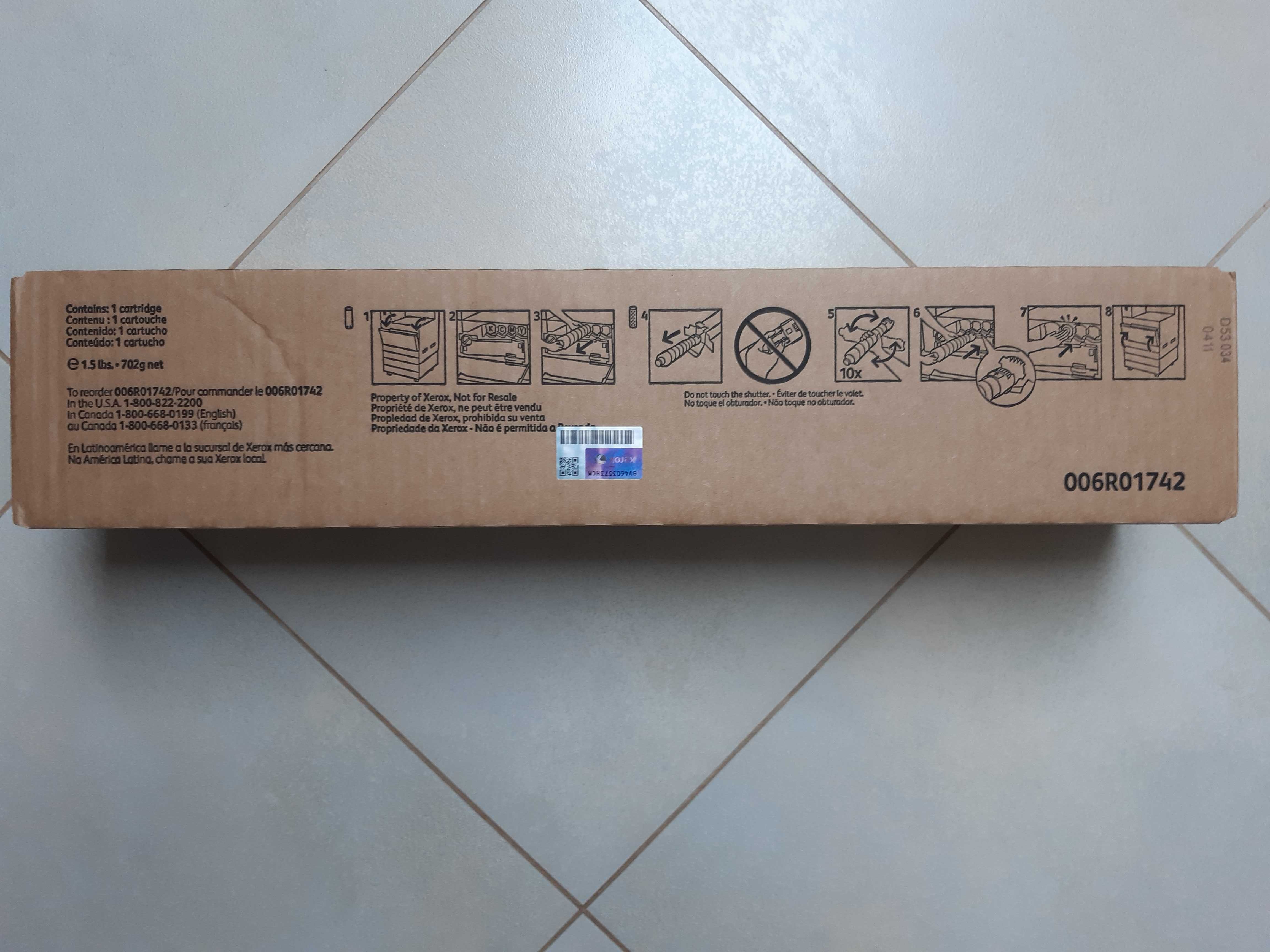 XEROX Black toner 006R01742 nowy oryginalny z hologramem Xerox.
