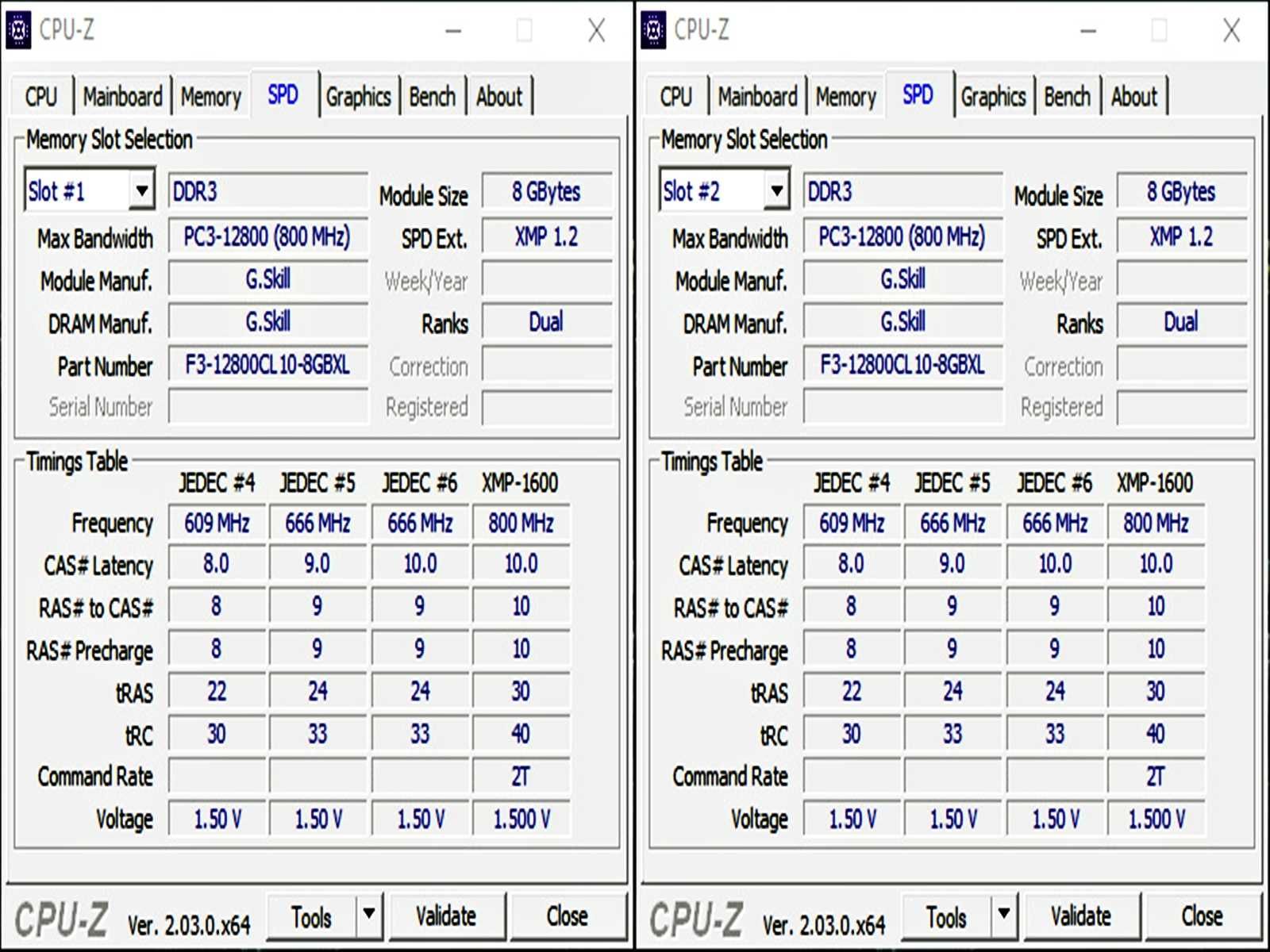 DDR3 16GB G.SkiLL RipJawsX 12800 -Komputer