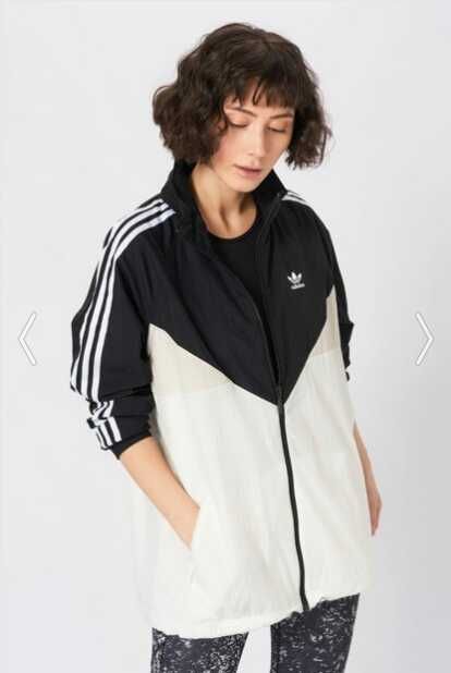 Adidas windbreaker kurtka vintage oversize XS