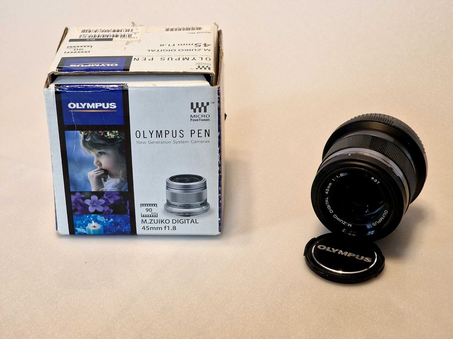 Obiekty Olympus M.Zuiko Digital 45mm F1.8 Czarny