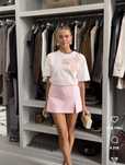 Трендова юбка zara рожева xs