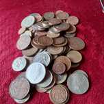 Lote de 100 moedas v. paises
