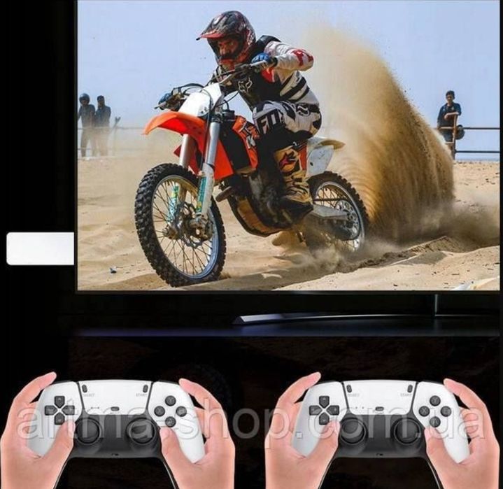 Ігрова консоль до телевізора MI5 Plus 64Gb 20000+ ігор Pro 4K Game Sti