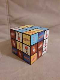 Kostka Rubika z logo słodyczy