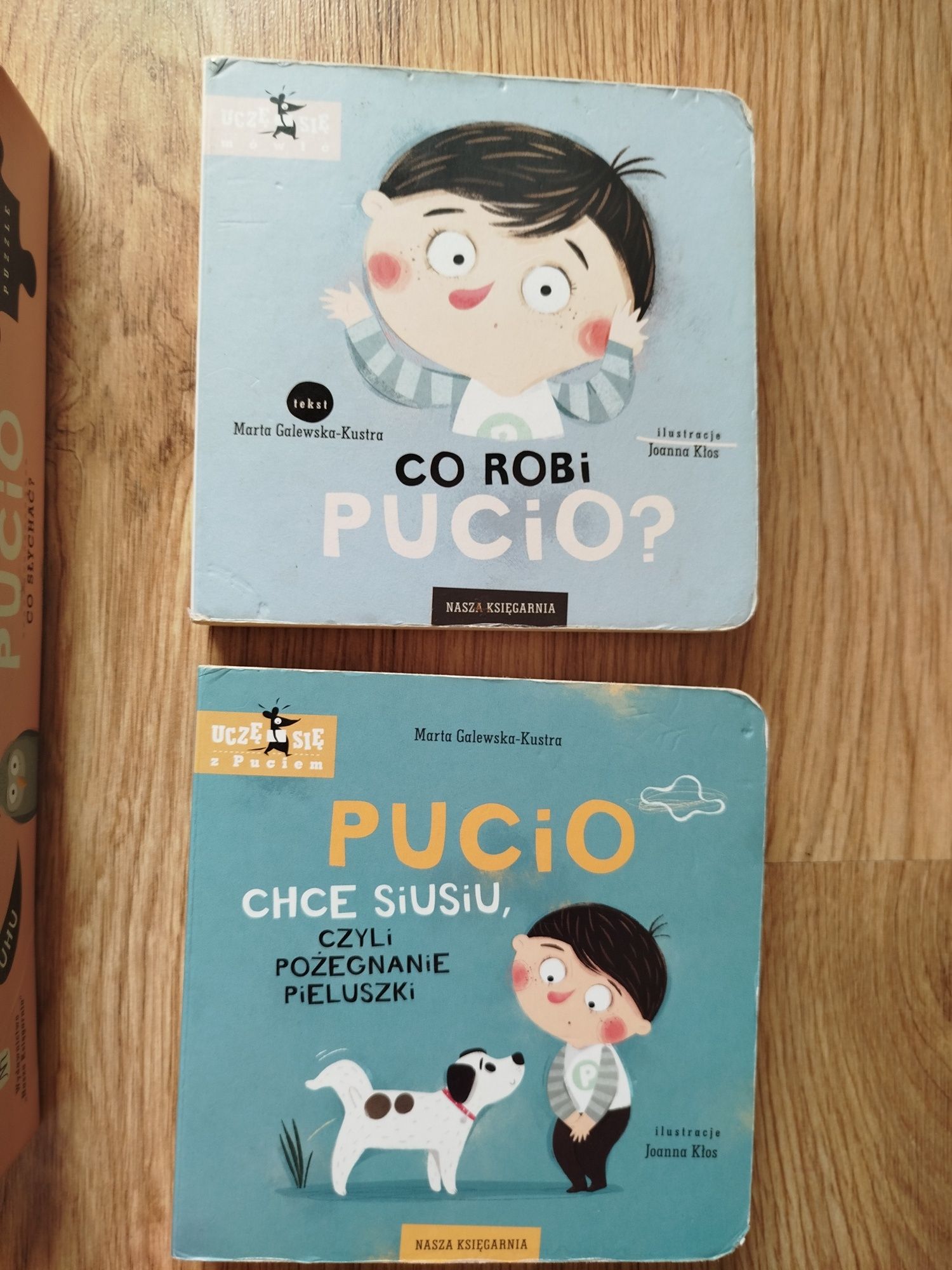 Pucio zestaw dla 2 latka puzzle, gra i 2 ksiażeczki