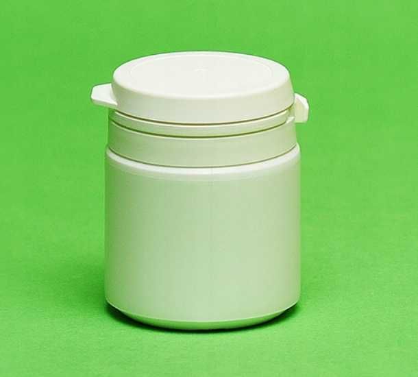 Pojemnik HDPE ze zrywką plombą apteczny 55 ml 100 szt
