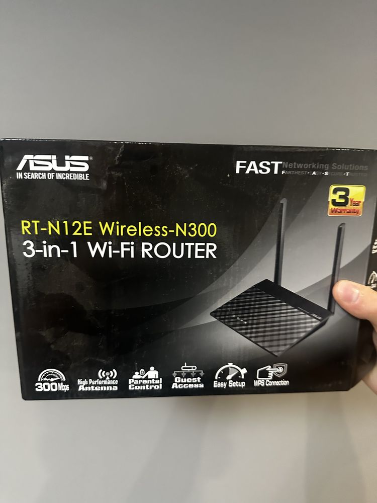 Роутер 5v економний Asus RT-N12E Wireless N300