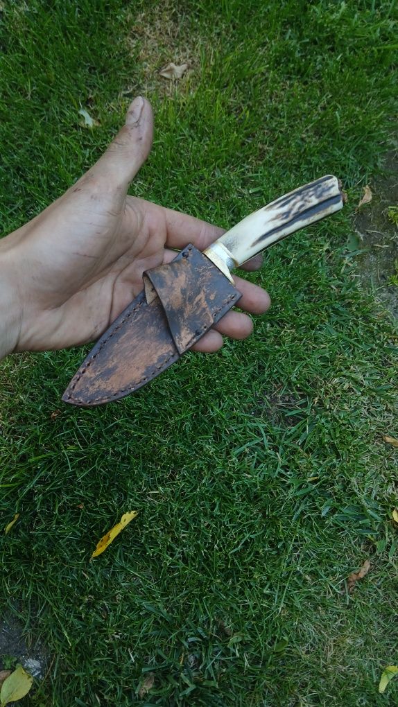 Ręcznie wykuty nóż myśliwski/ nóż edc/ knifemaking/