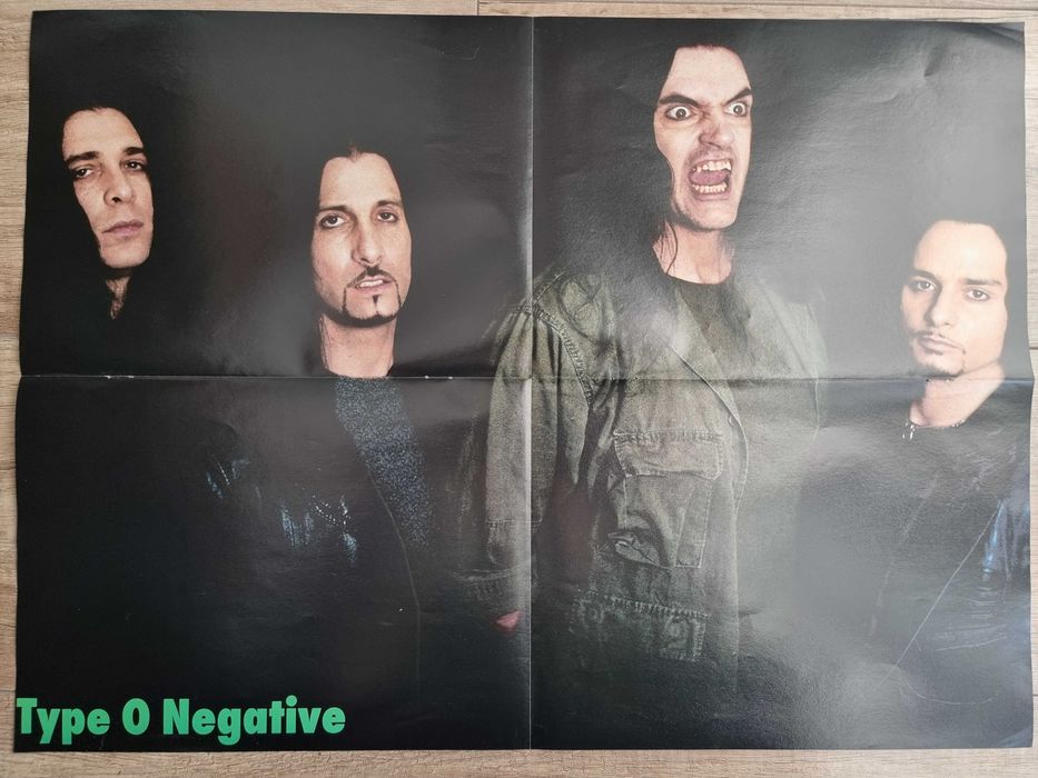 UNIKAT! Plakat TYPE O NEGATIVE z 2003 r. - Format A2 (55 x 40 cm)