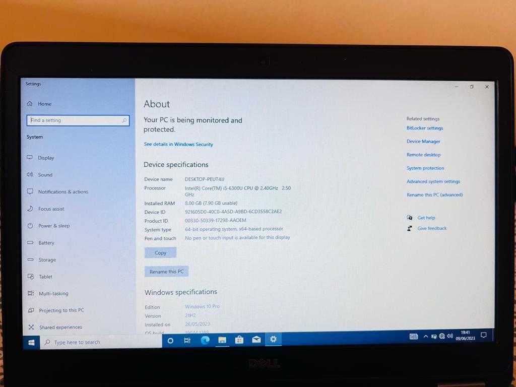 Dell Latitude i5 E5470