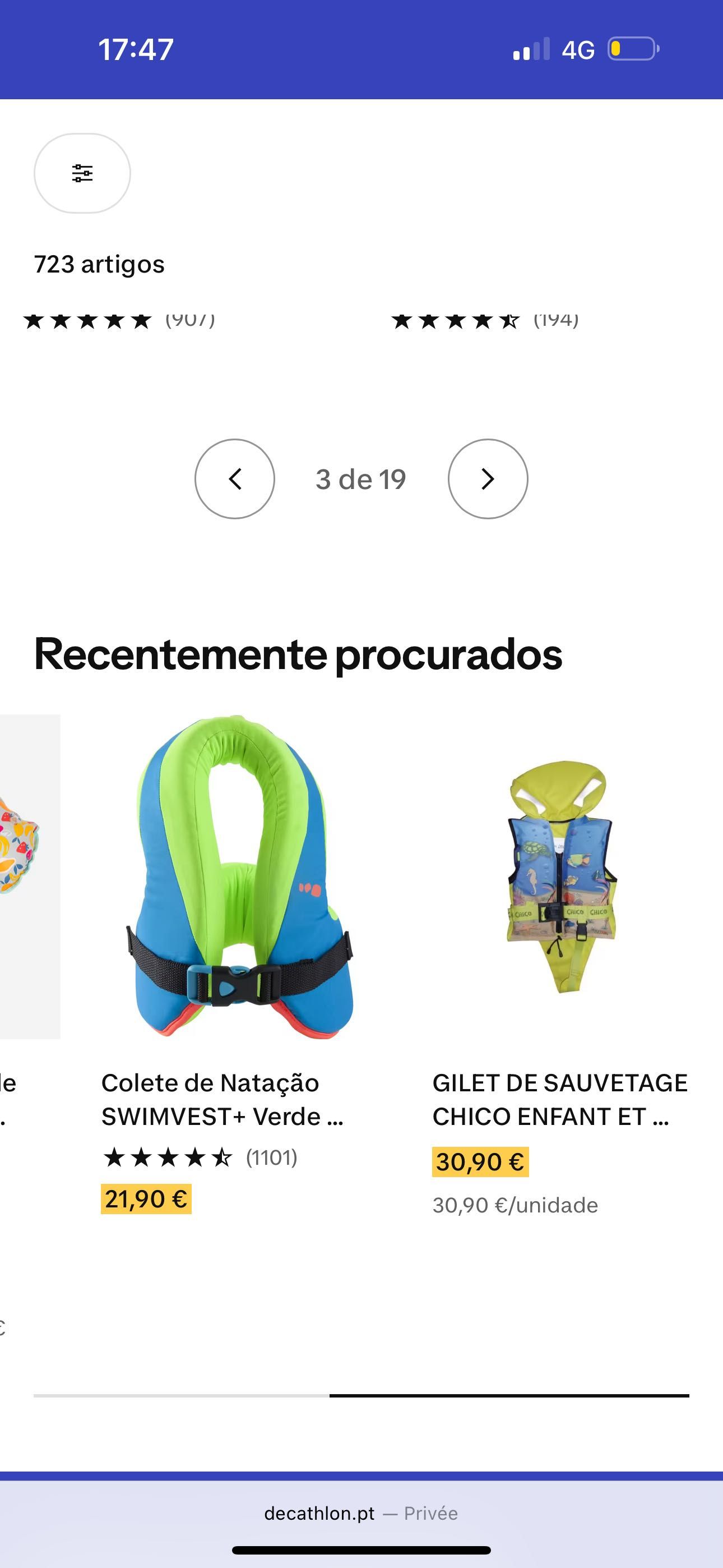 Colete de natação ( criança )