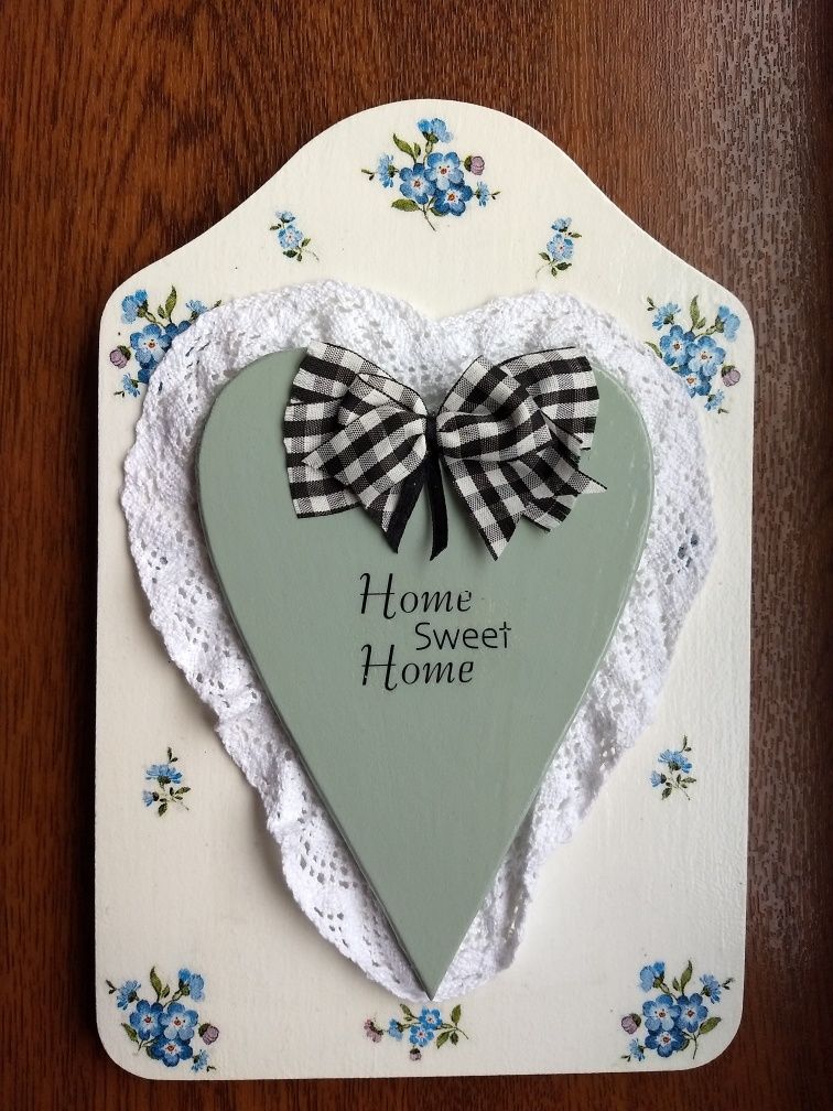 Panel "Home Sweet Home" - decoupage