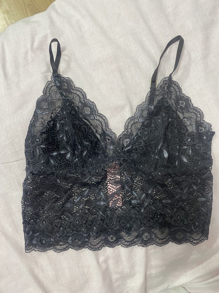 top koronkowy stanik y2k 00s 90s