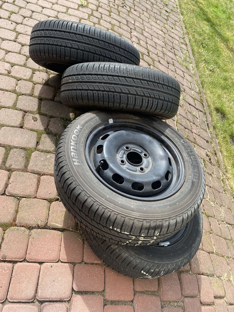 opony letnie hankook 175/65R14 82T z felgami