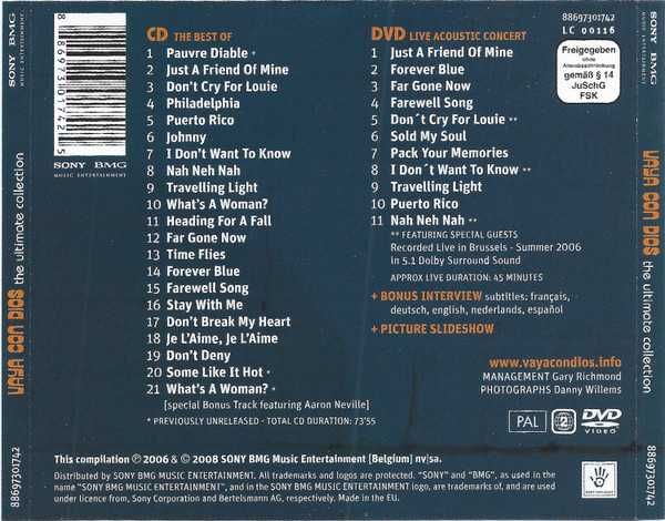 VAYA CON DIOS -The Ultimate Collection-CD+DVD-płyta nowa , zafoliowana