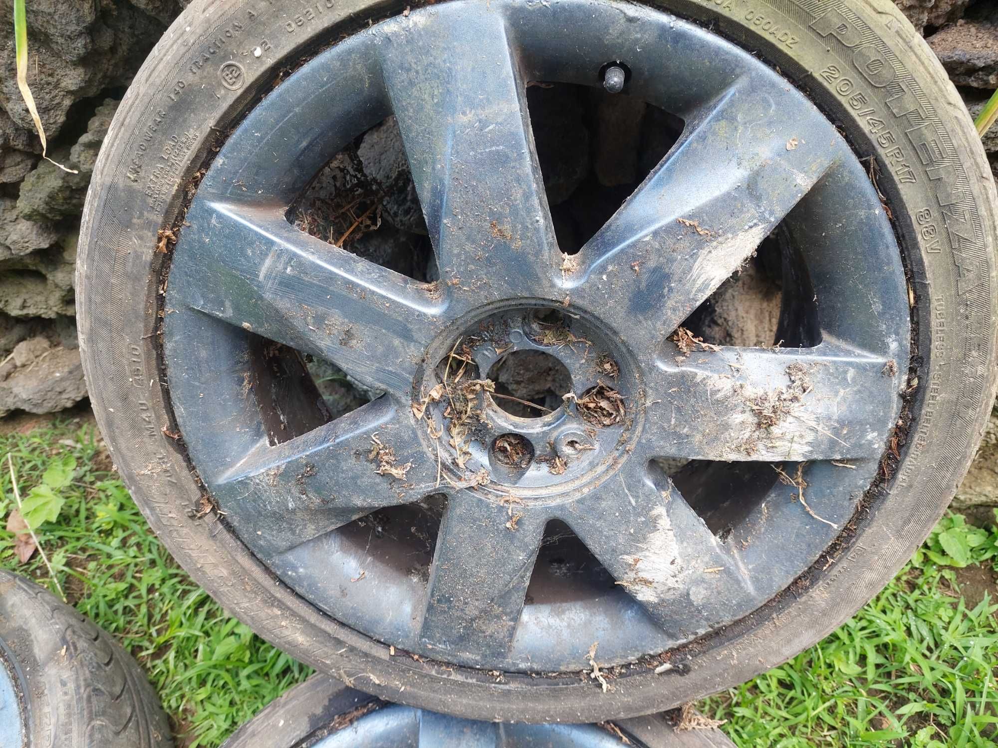 Jantes aluminio renault de 17 pol