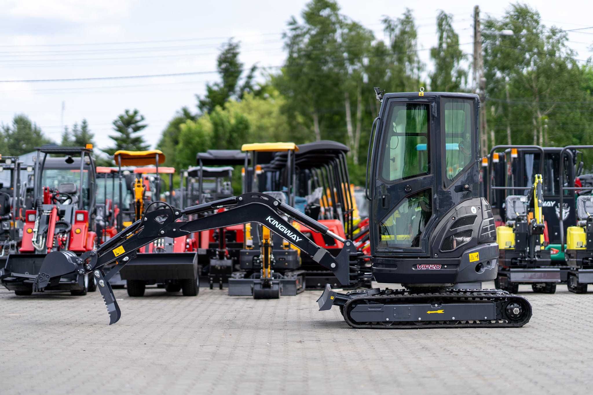 Minikoparka Kingway ViP20 Laidong Engine 2000kg Osprzęt w zestawie