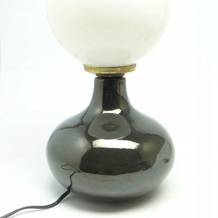 ART DECO Lampa na ceramicznej podstawie