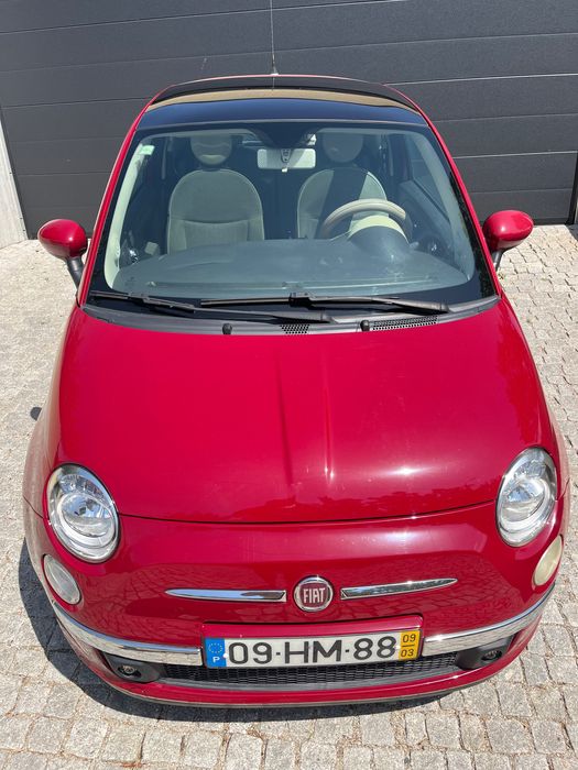 Fiat 500 vermelho
