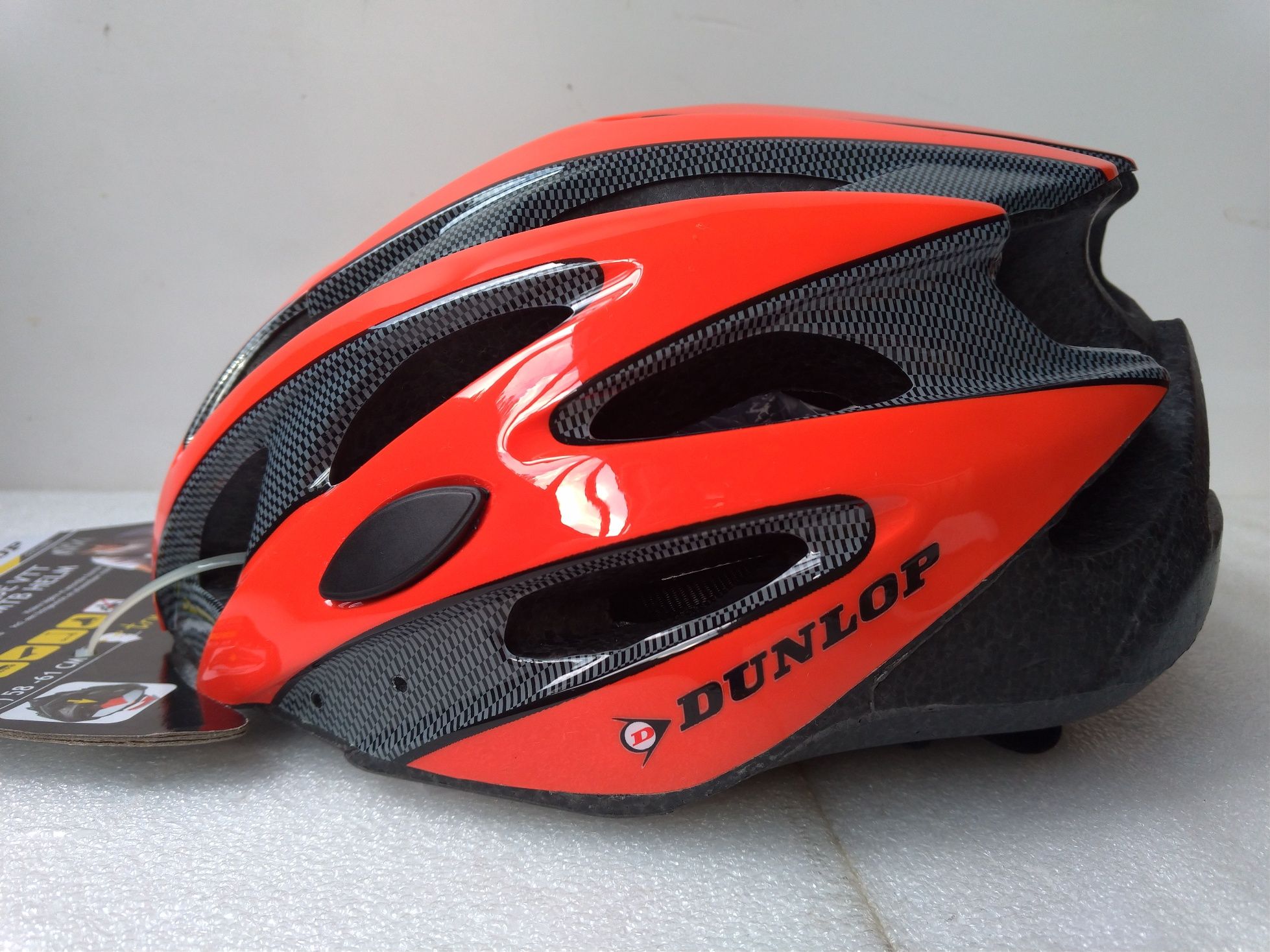 Шлем велосипедный Dunlop Helmet L 58-61cm велошлем Новый красный цвет