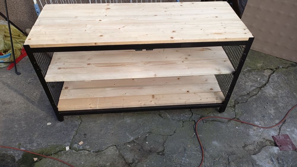 Szafka typu Vintage Stół Kwietnik Wieszak Półki  Palenisko