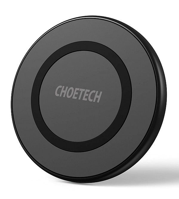 Choetech ładowarka bezprzewodowa Qi 10w + kabel Usb - micro Usb czarny