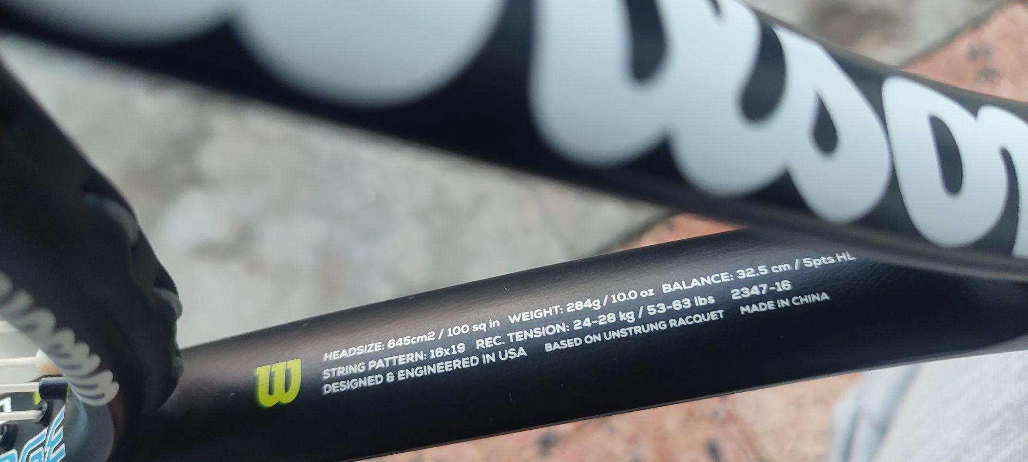 Raquete Wilson  surge pro 100  usada