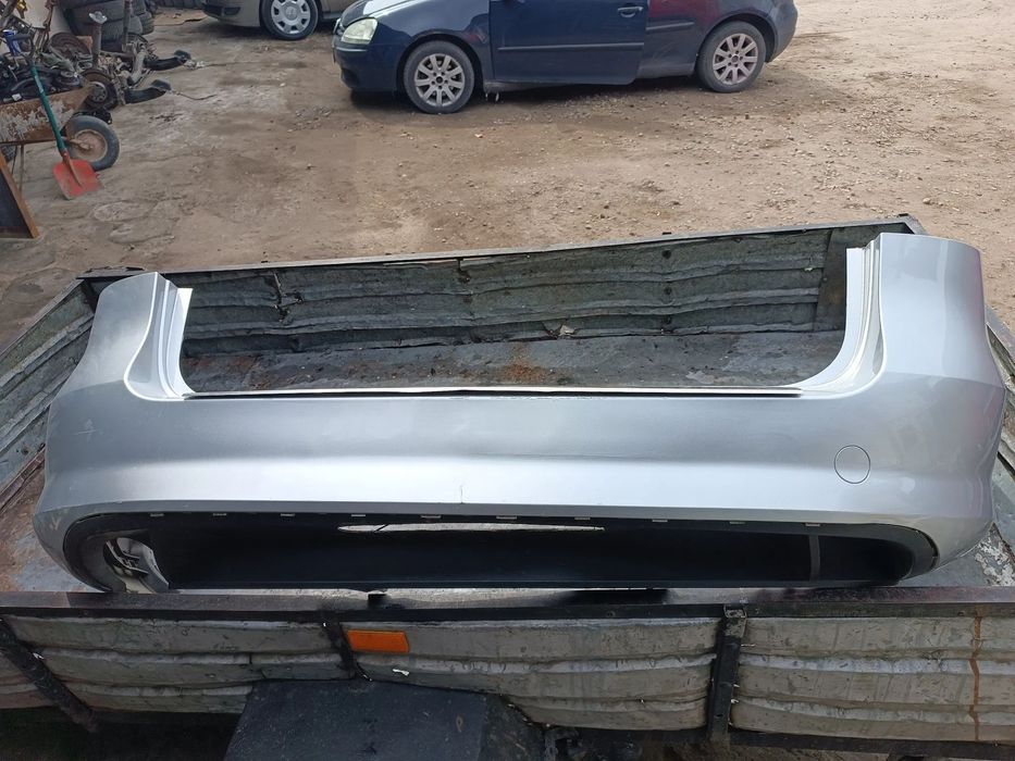 VW PASSAT B7 KOMBI LA7W SREBRNY ZDERZAK TYŁ TYLNY