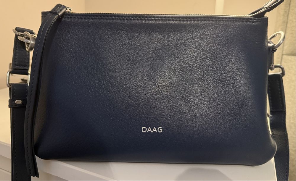 Daag Claudia granat srebrne okucia