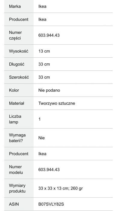 Yllesta Ikea lampa sufitowa nowa