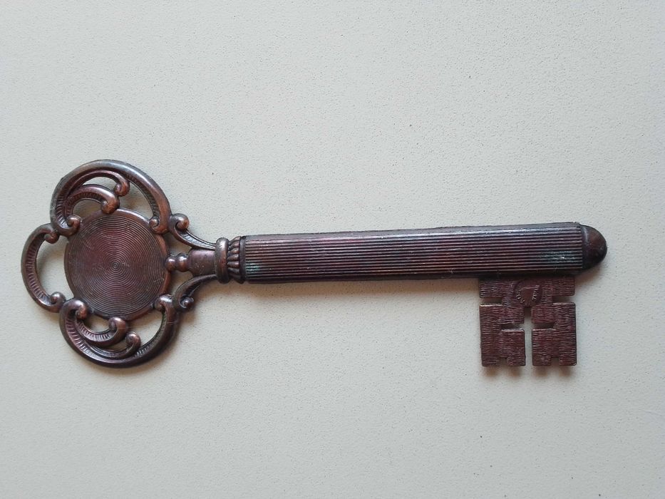 Termómetro em cobre a funcionar