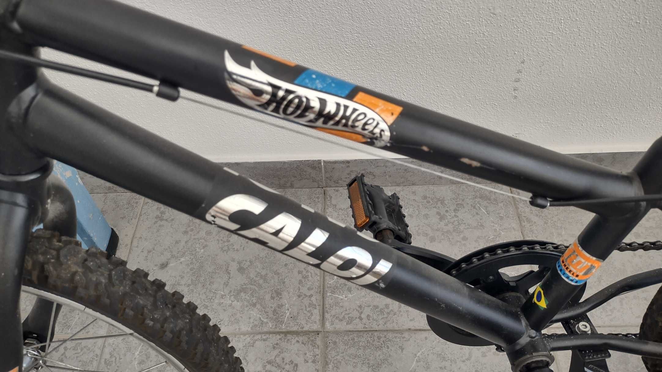 ** Bicicleta crianças CALOI HOTWHEELS 20" c/ 7 velocidades SHIMANO **